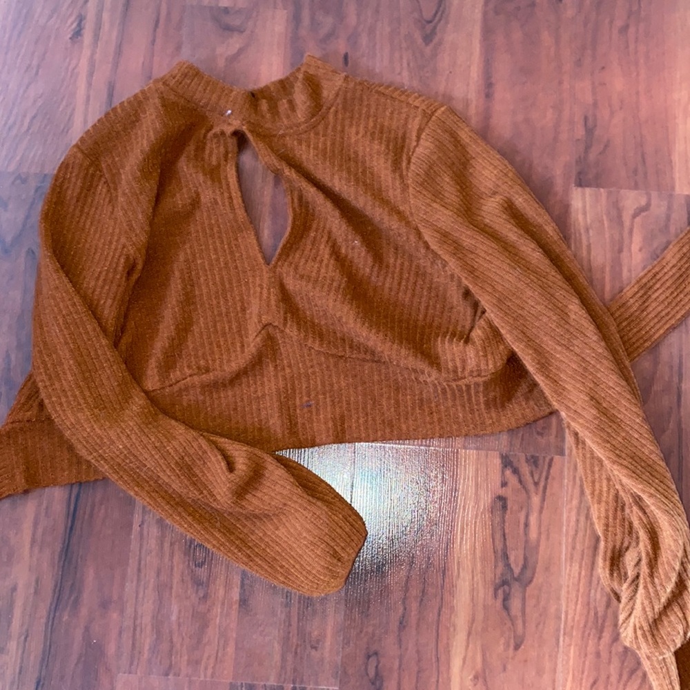 crop top long sleeve